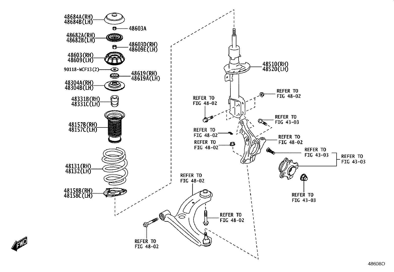 48131-WC025 SPRING, FRONT COIL, RH product image
