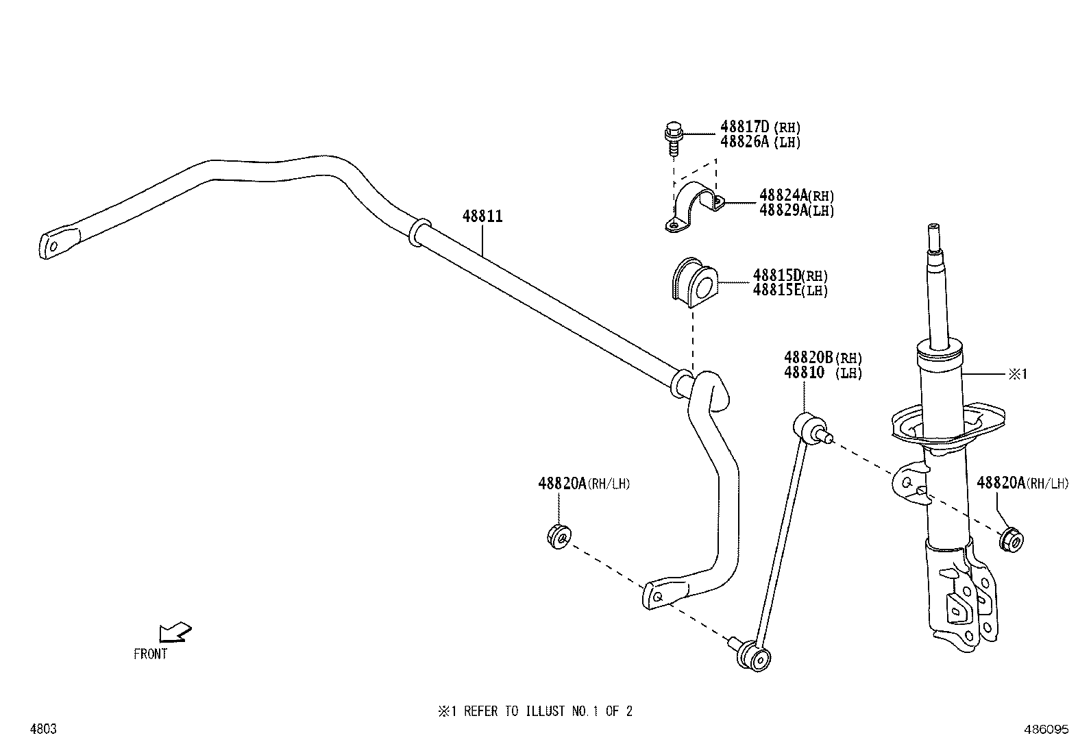 48131-BZF00 SPRING, FRONT COIL, RH product image