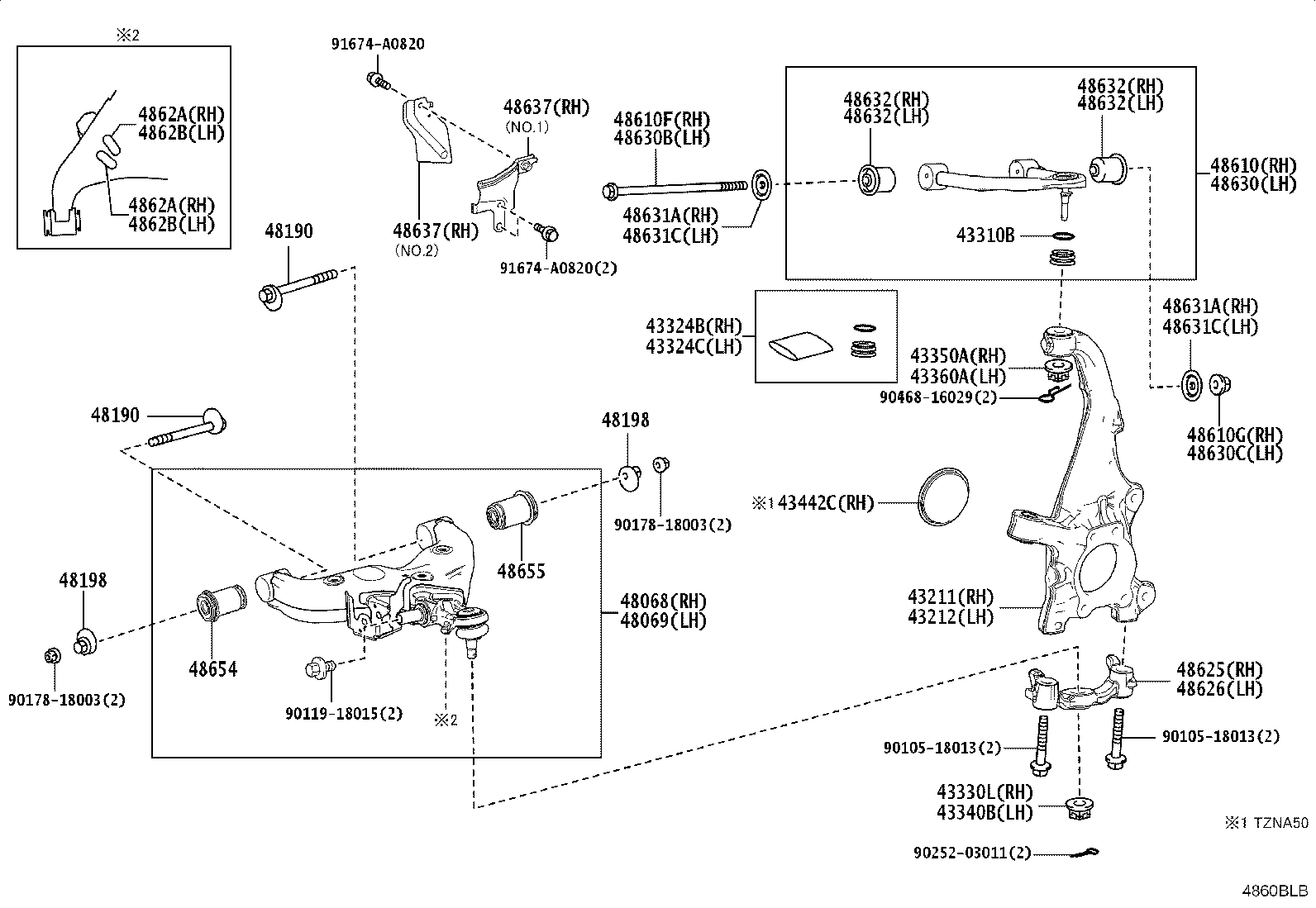 Toyota 48190-60030 CAM ASSY, CAMBER ADJUST