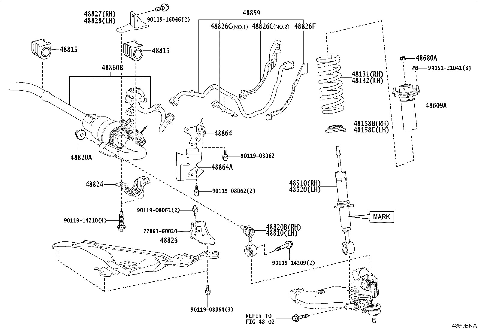 Toyota 48131-35840 SPRING, FRONT COIL, RH