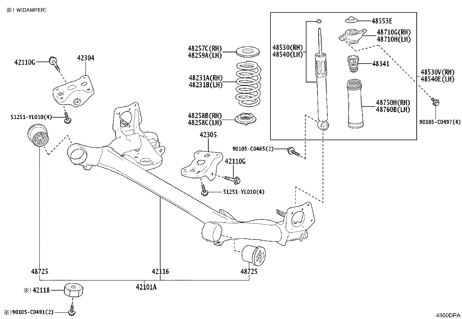 90105-C0499 BOLT (FOR REAR AXLE BEAM) product image