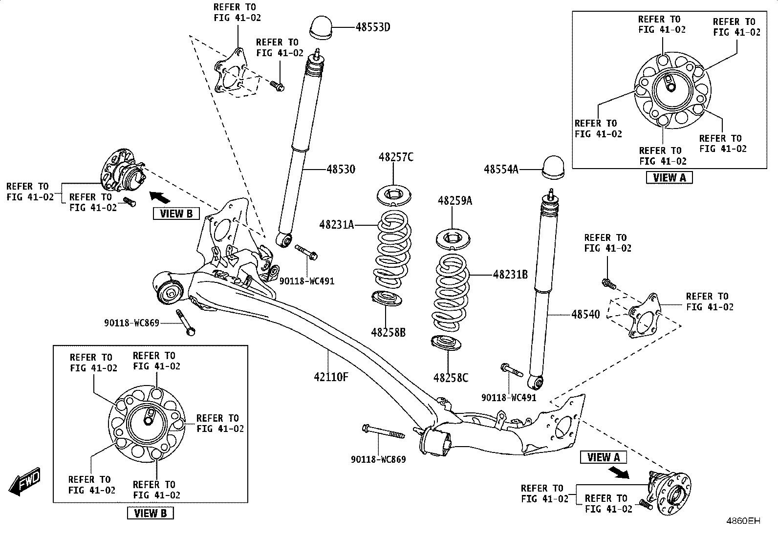 48231-WC026 SPRING, COIL, REAR RH product image