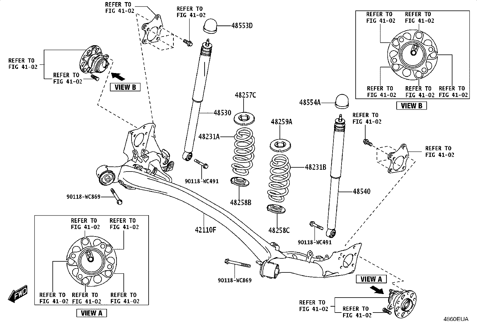 48231-WC026 SPRING, COIL, REAR RH product image
