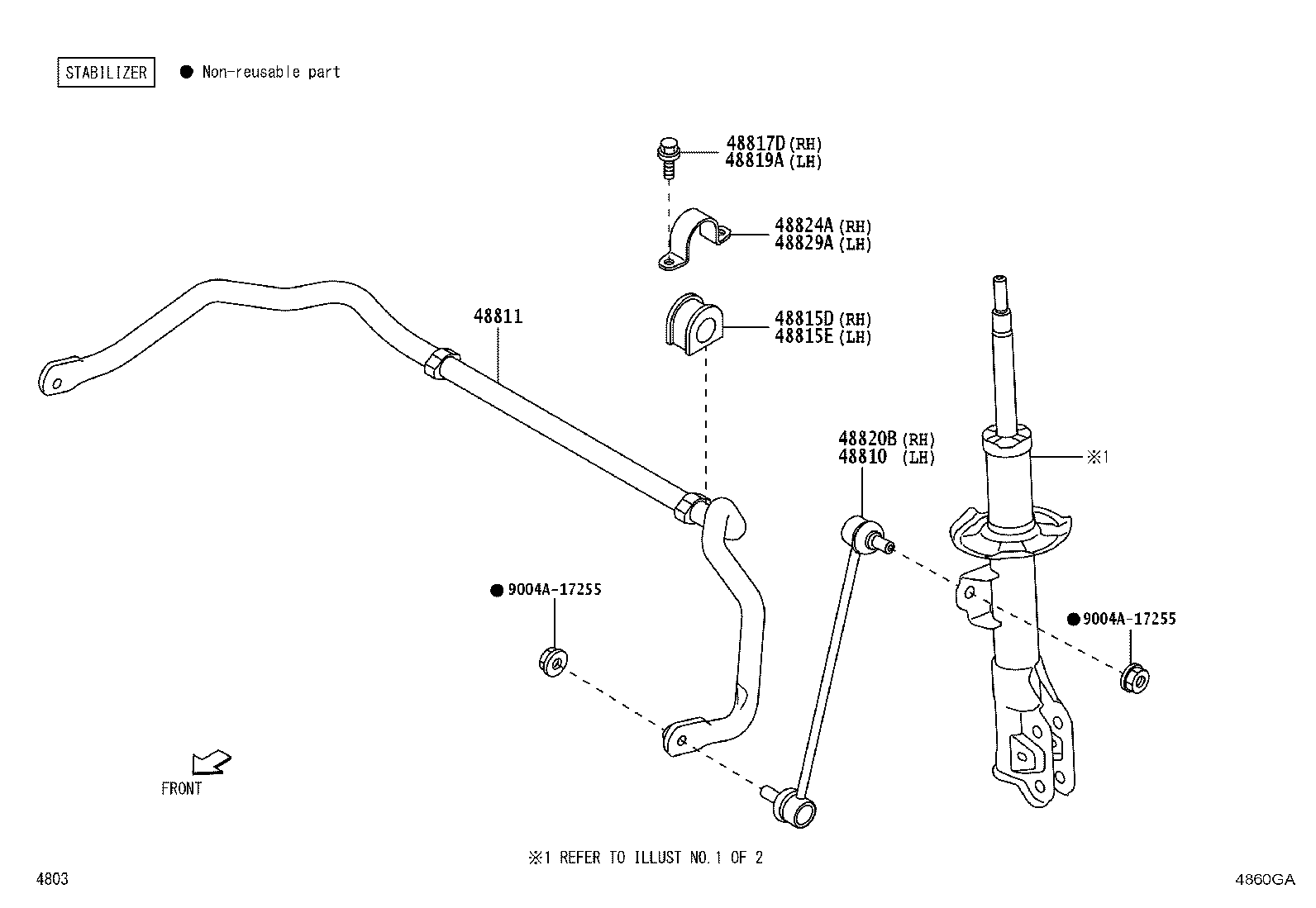 48131-BZD20 SPRING, FRONT COIL, RH product image