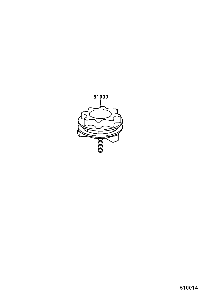 51931-33050 CARRIER ASSY, SPARE WHEEL product image