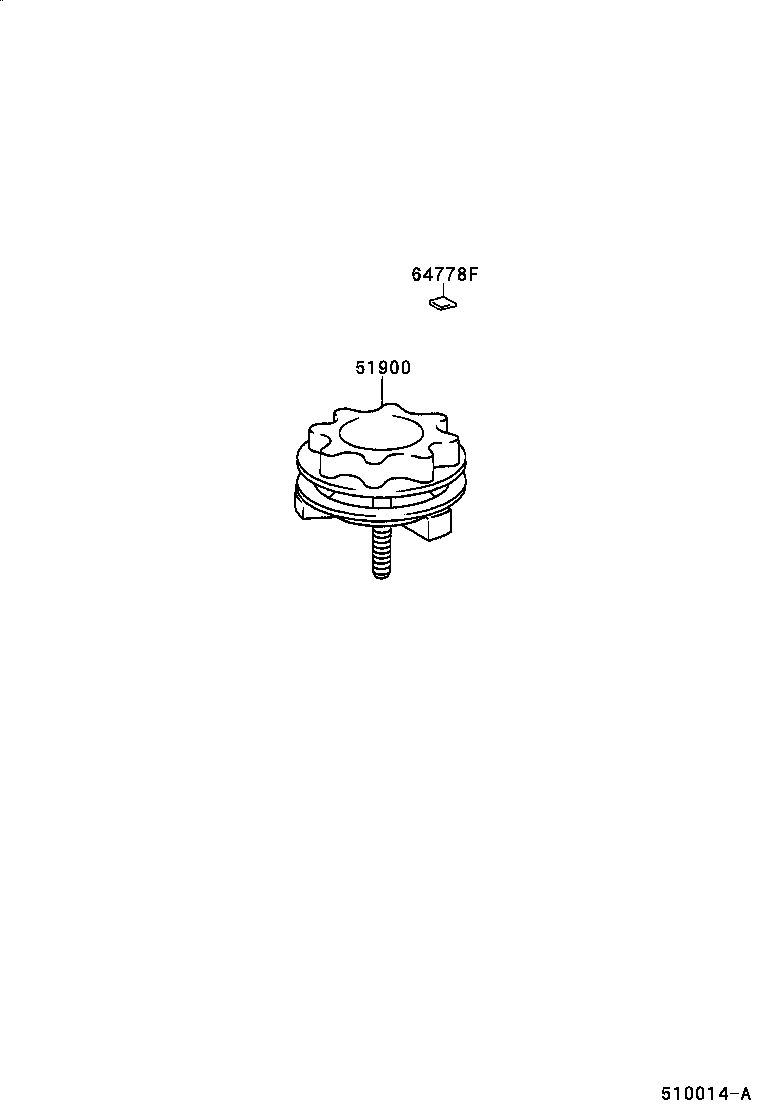 51931-33070 CARRIER ASSY, SPARE WHEEL product image
