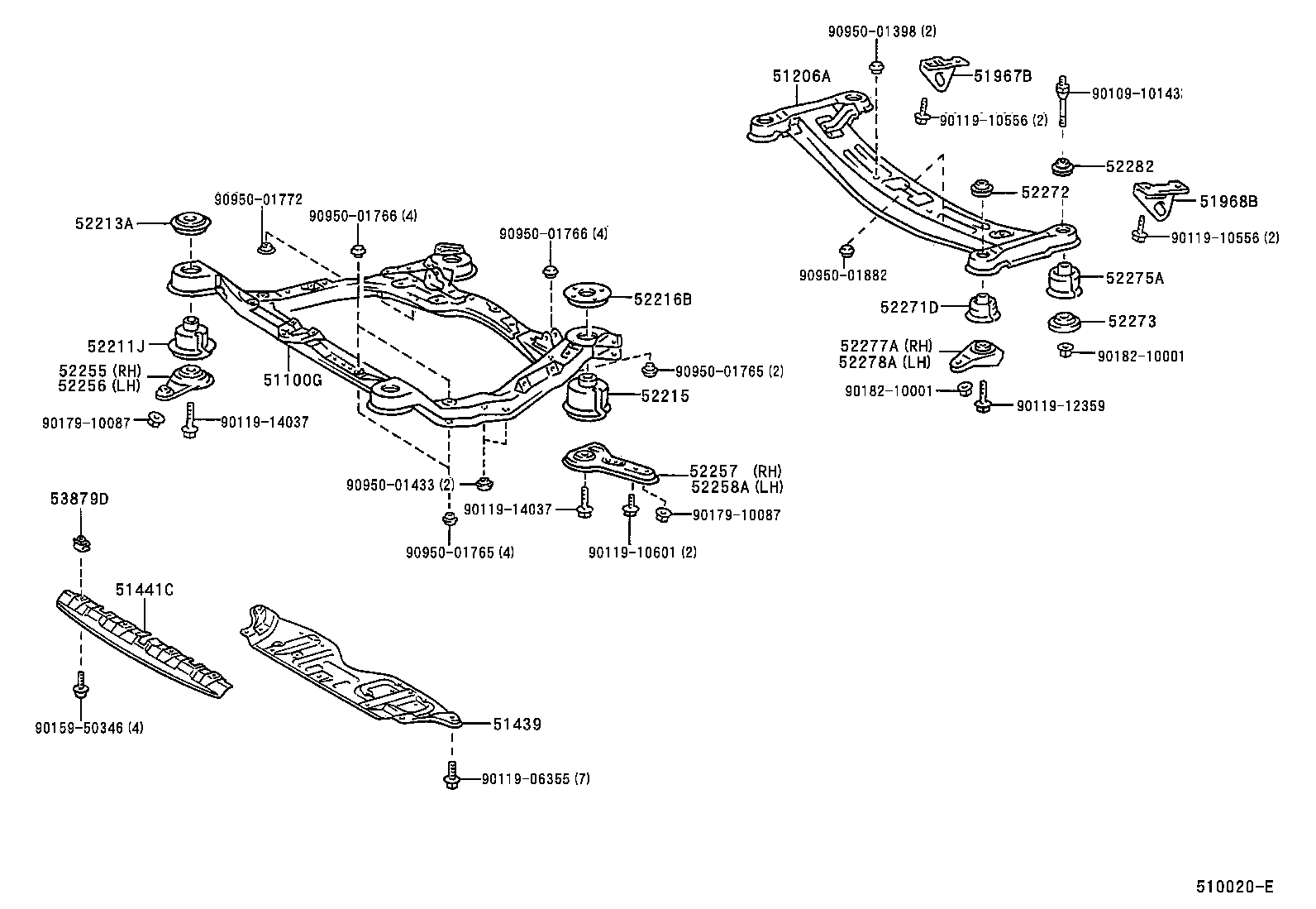 51439-33020 PLATE, ENGINE REAR SIDE SHUTTER product image