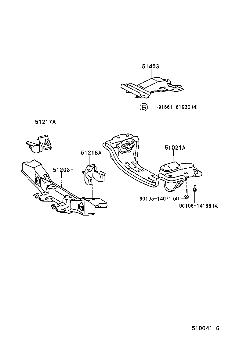 51406-26030 COVER, ENGINE UNDER, NO.2 product image