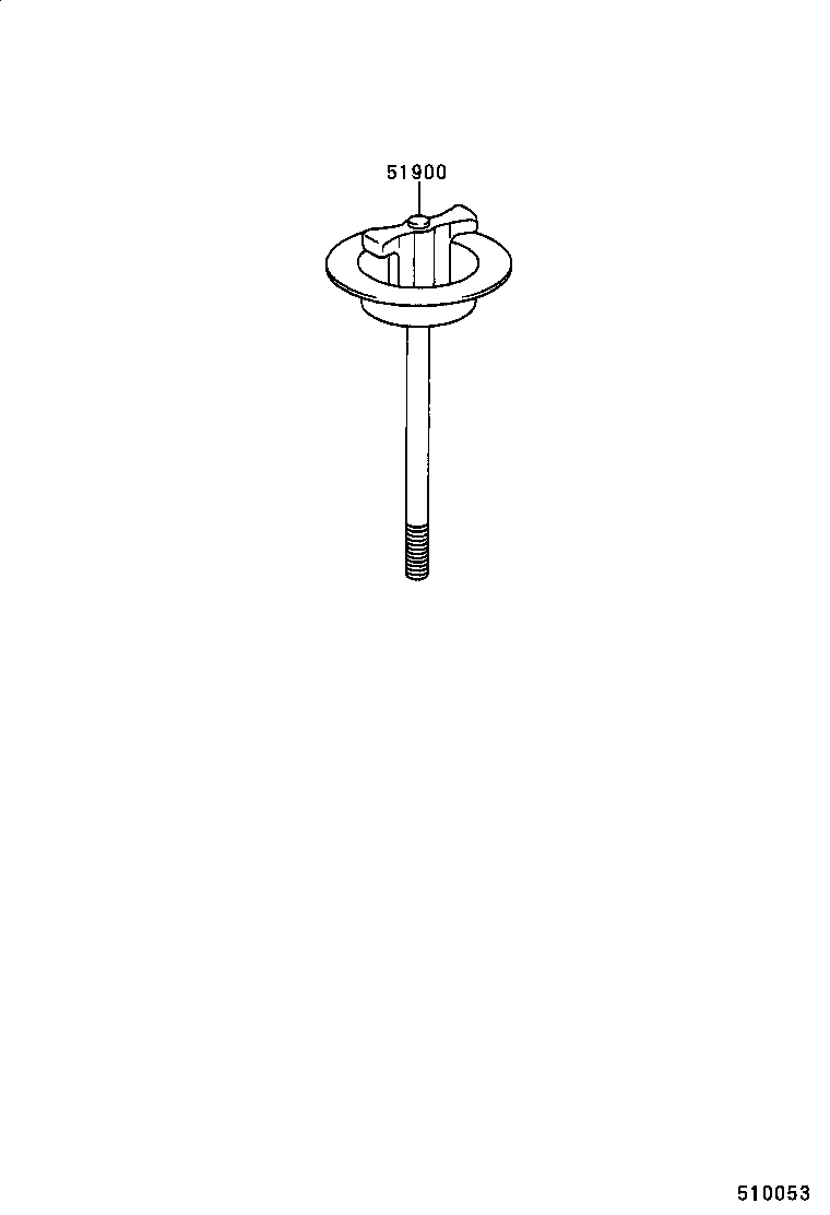 51900-16110 CARRIER ASSY, SPARE WHEEL product image