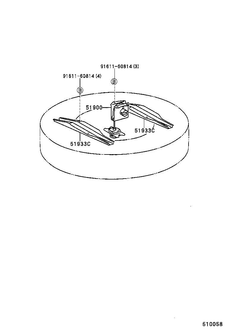 51902-YD030 COVER SUB-ASSY, SPARE WHEEL product image