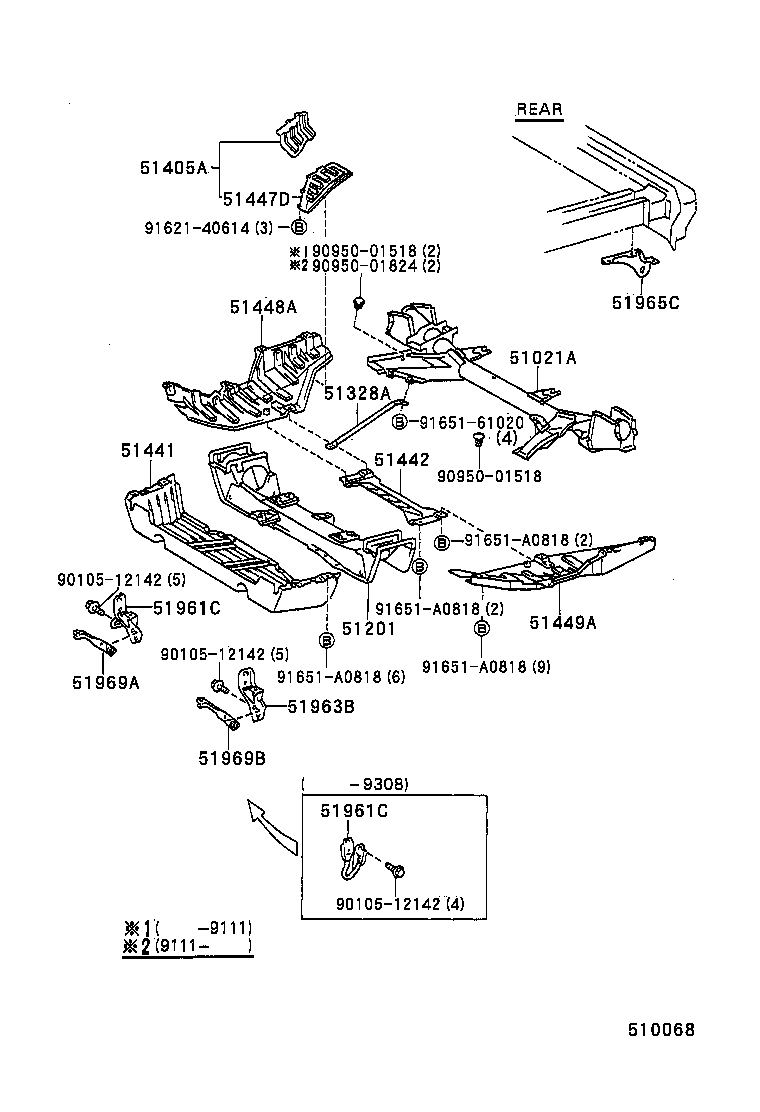 51201-28080 CROSSMEMBER SUB-ASSY, FRONT SUSPENSION product image