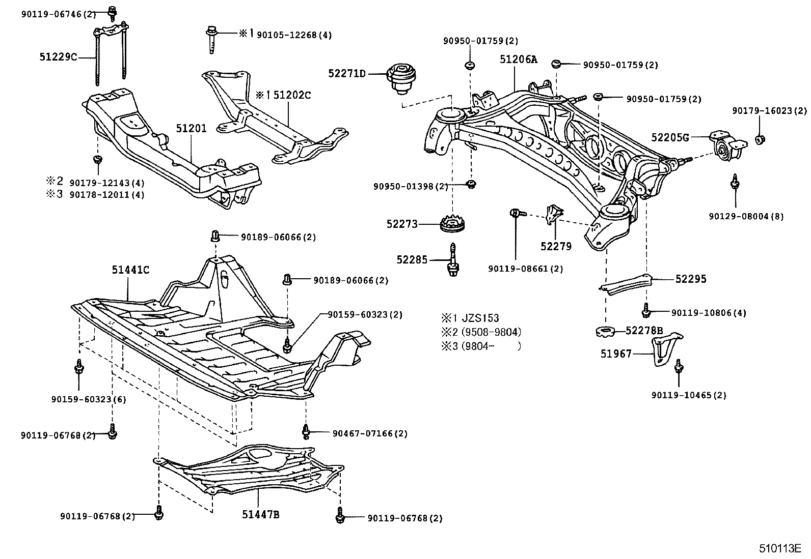 51405-30030 COVER, ENGINE UNDER, RH product image