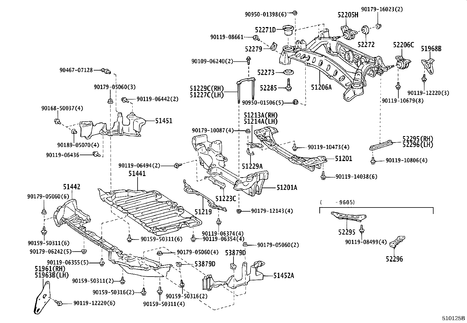 Toyota 51964-24010 HOOK, NO.1