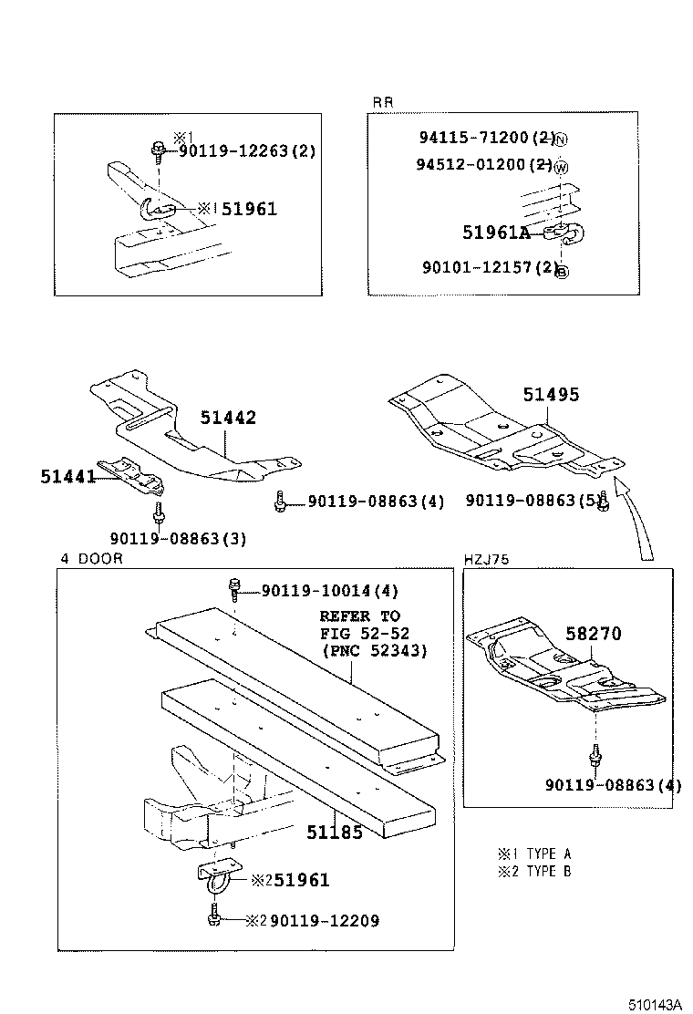 51442-60100 COVER, ENGINE UNDER, NO.2 product image