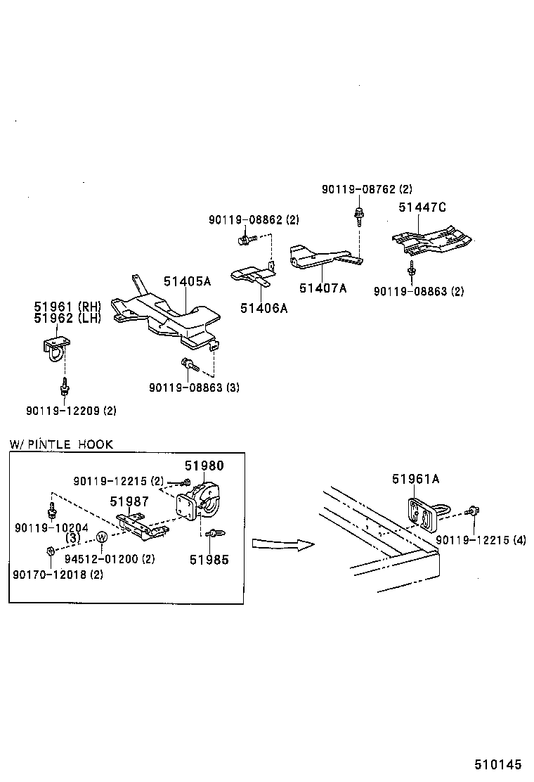 51442-60110 COVER, ENGINE UNDER, NO.2 product image
