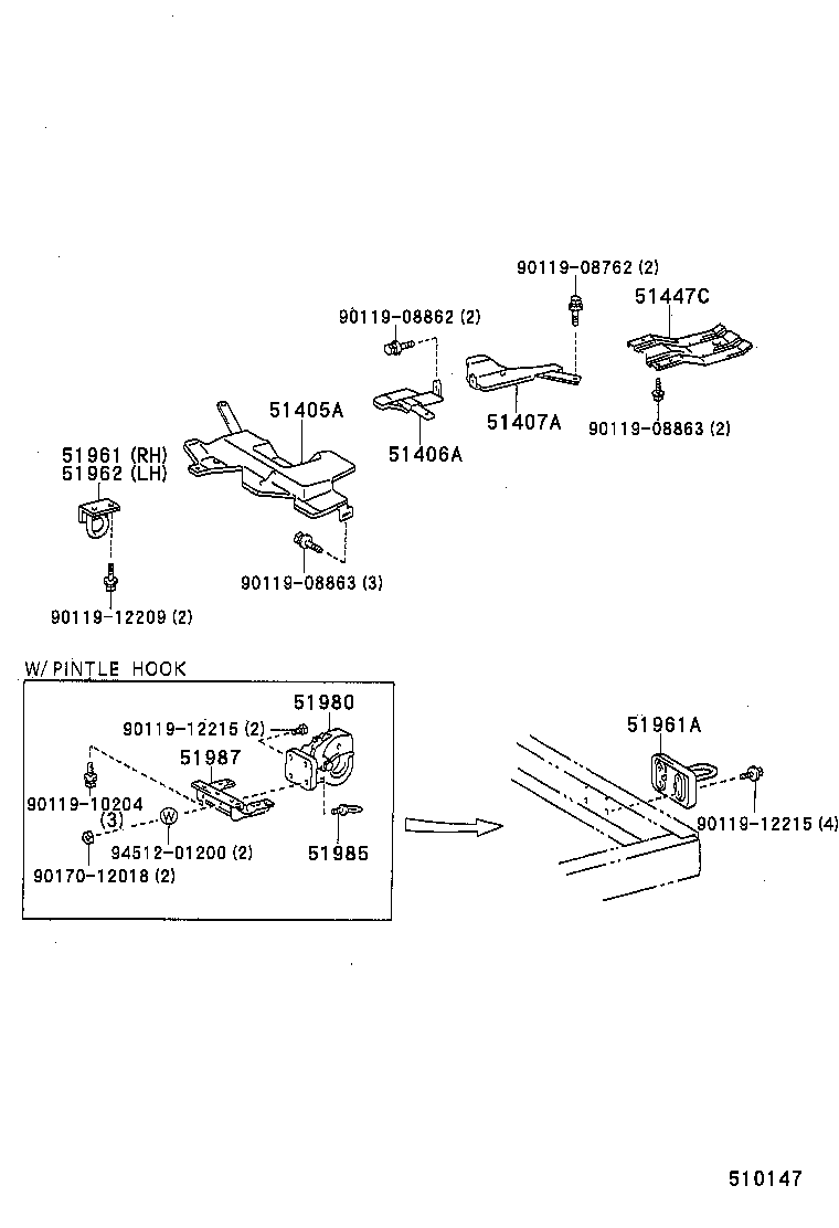 51961-60081 HOOK, NO.3 product image
