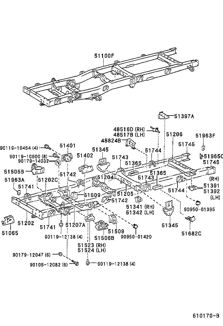 51002-25861 FRAME SUB-ASSY product image