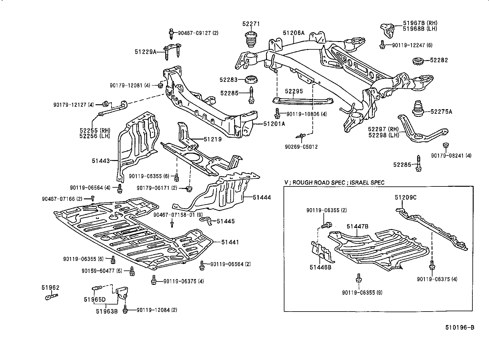 51441-50040 COVER, ENGINE UNDER, NO.1 product image