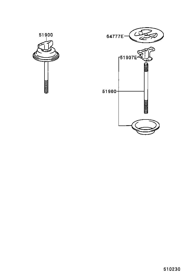 51900-10100 CARRIER ASSY, SPARE WHEEL product image