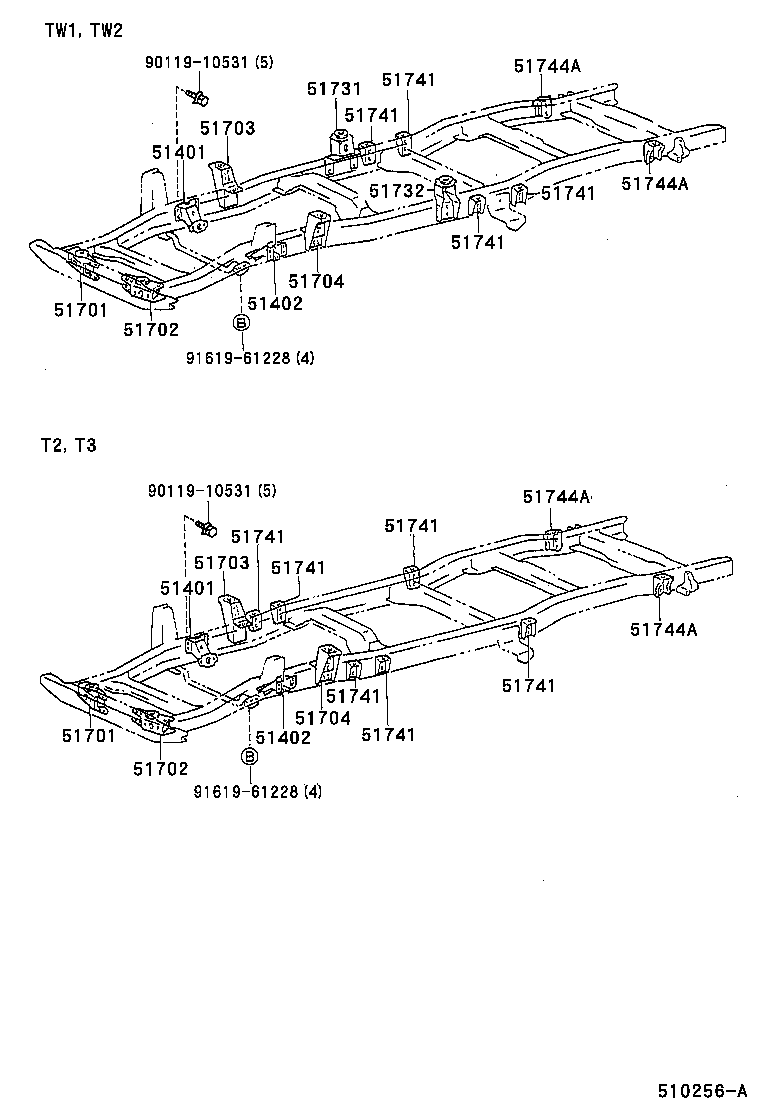 51401-25151 BRACKET SUB-ASSY, ENGINE FRONT MOUNTING, RH product image