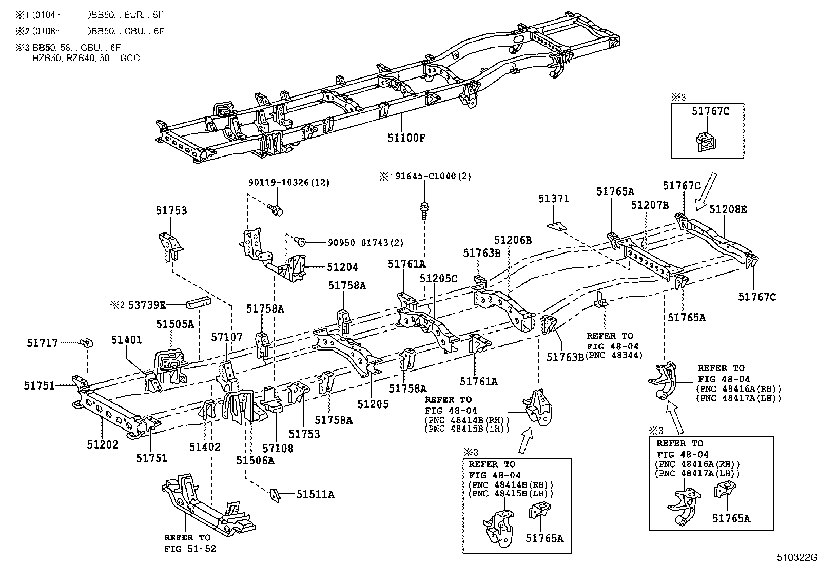 51421-36210 BRACKET SUB-ASSY, ENGINE FRONT MOUNTING, RH product image