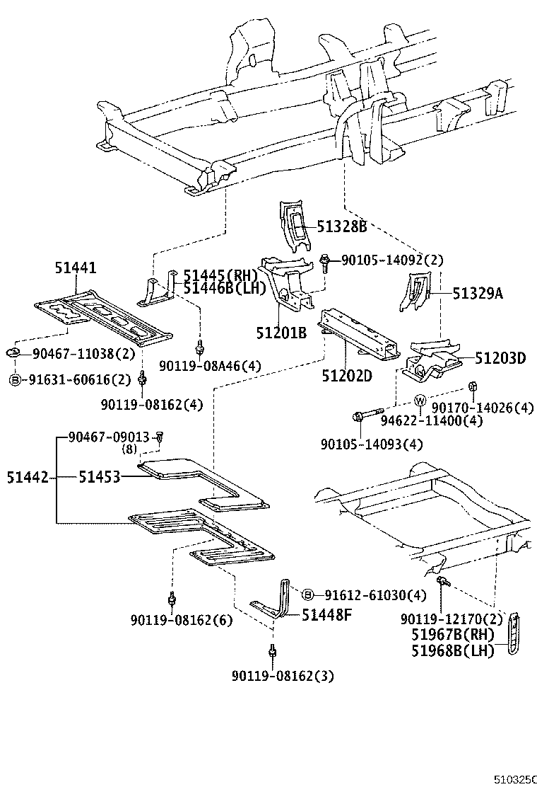 51441-36282 COVER, ENGINE UNDER, NO.1 product image