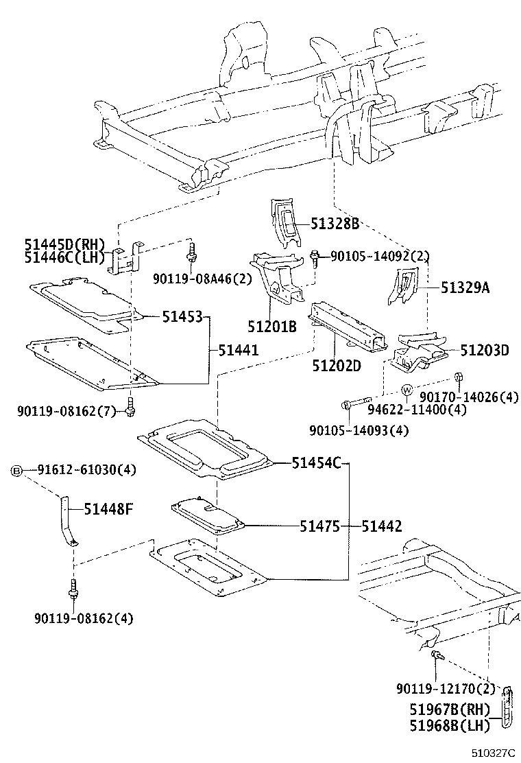 51441-36282 COVER, ENGINE UNDER, NO.1 product image