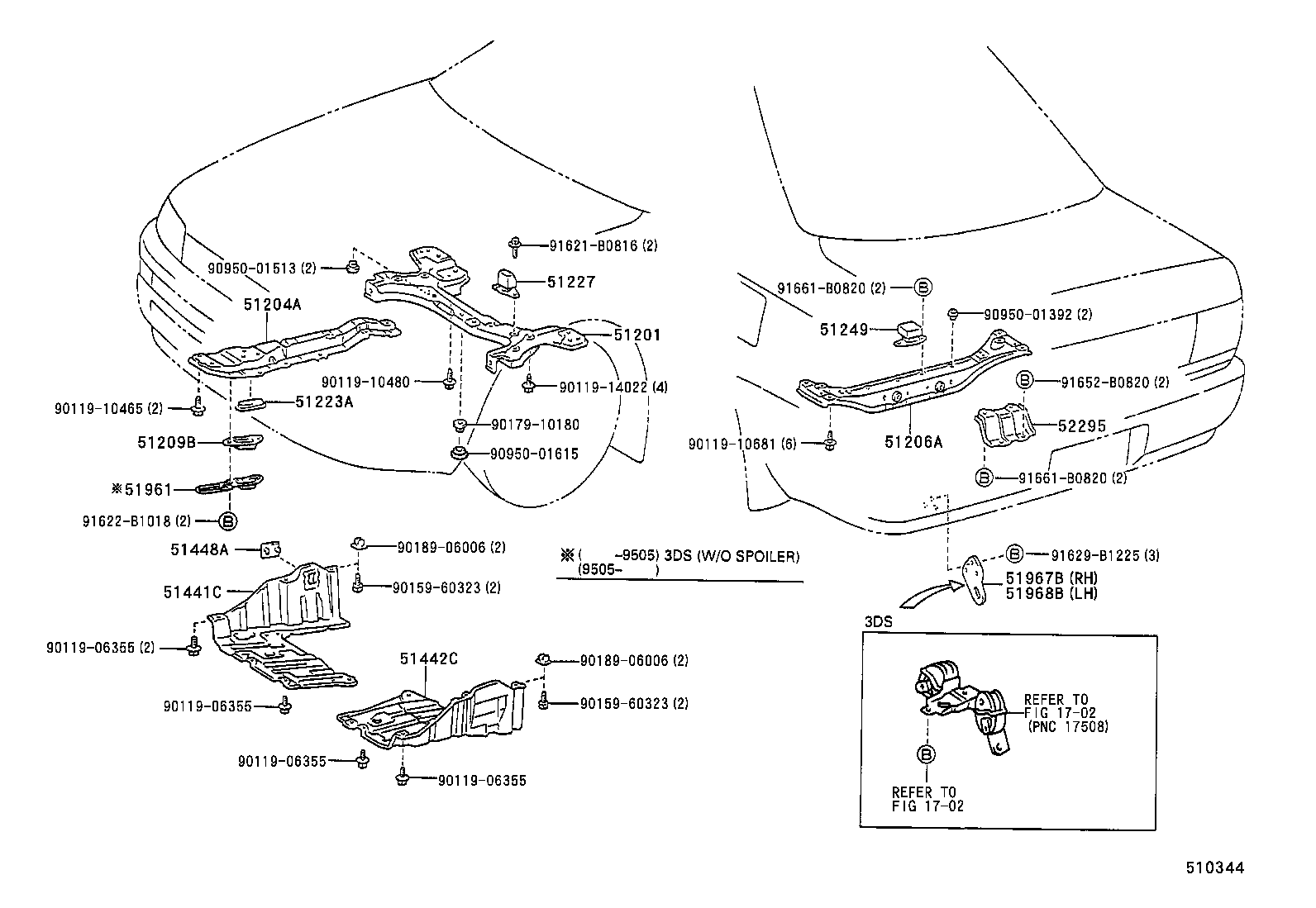 51201-12350 CROSSMEMBER SUB-ASSY, FRONT SUSPENSION product image
