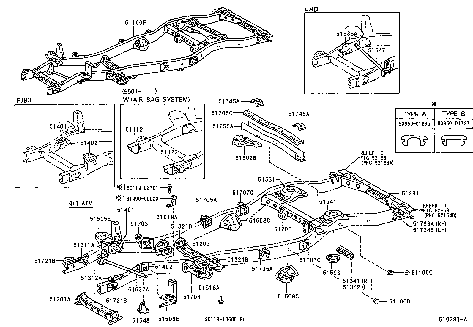 51001-6A330 FRAME SUB-ASSY product image