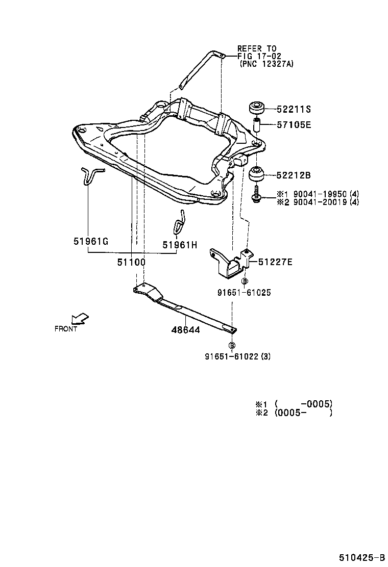 51001-97403 FRAME ASSY product image