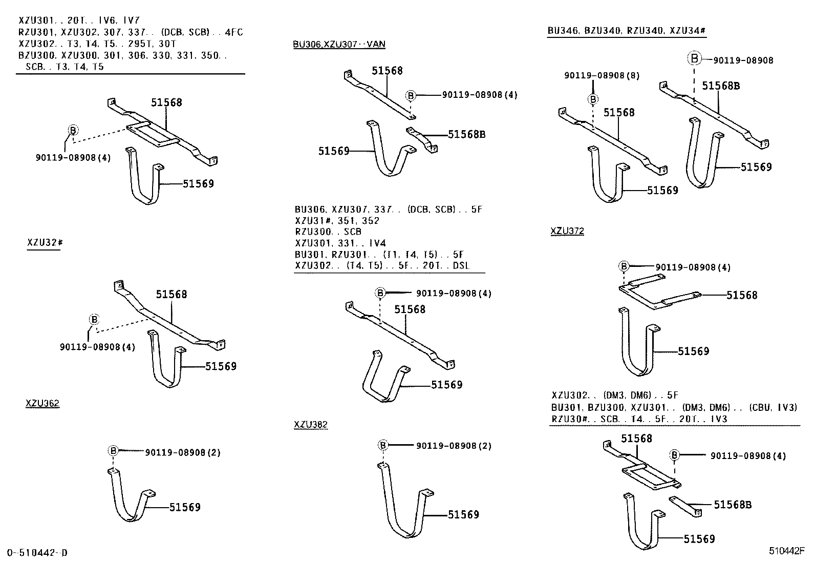 48416-37060 BRACKET, SPRING, NO.4 RH product image