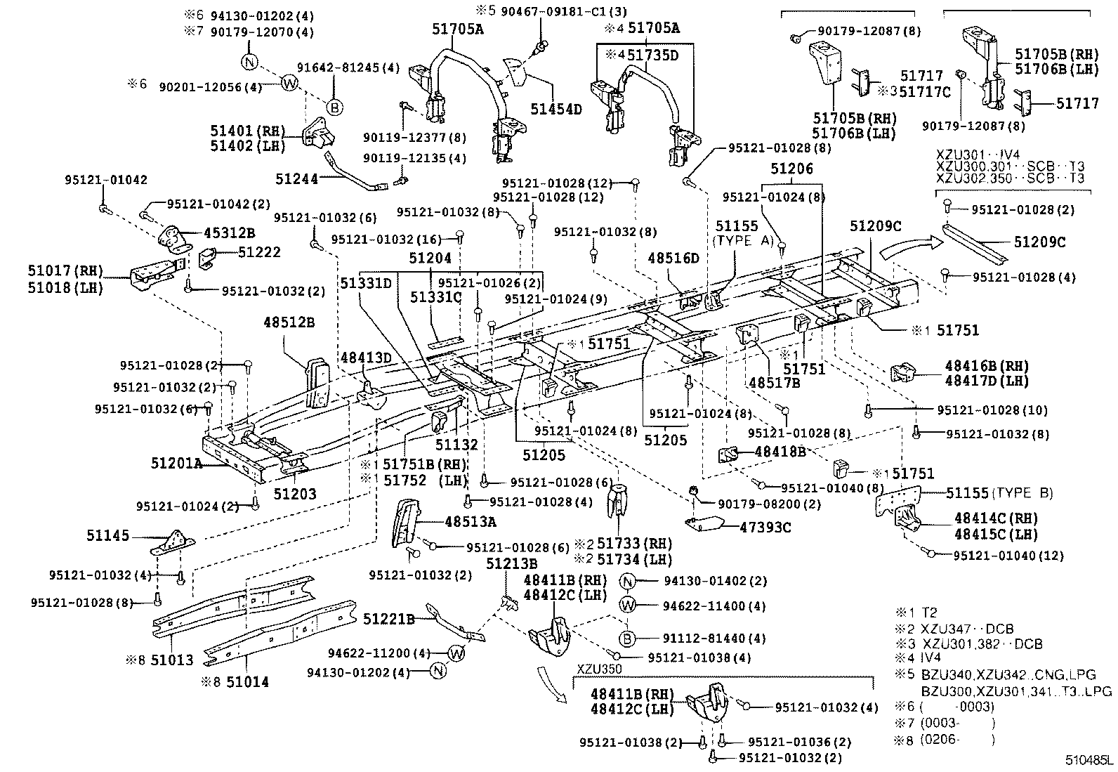 48416-37060 BRACKET, SPRING, NO.4 RH product image