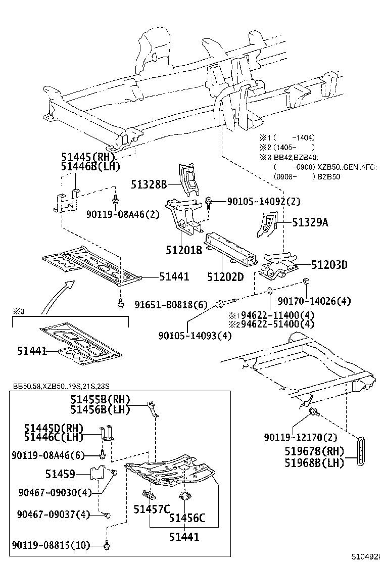 51441-36282 COVER, ENGINE UNDER, NO.1 product image