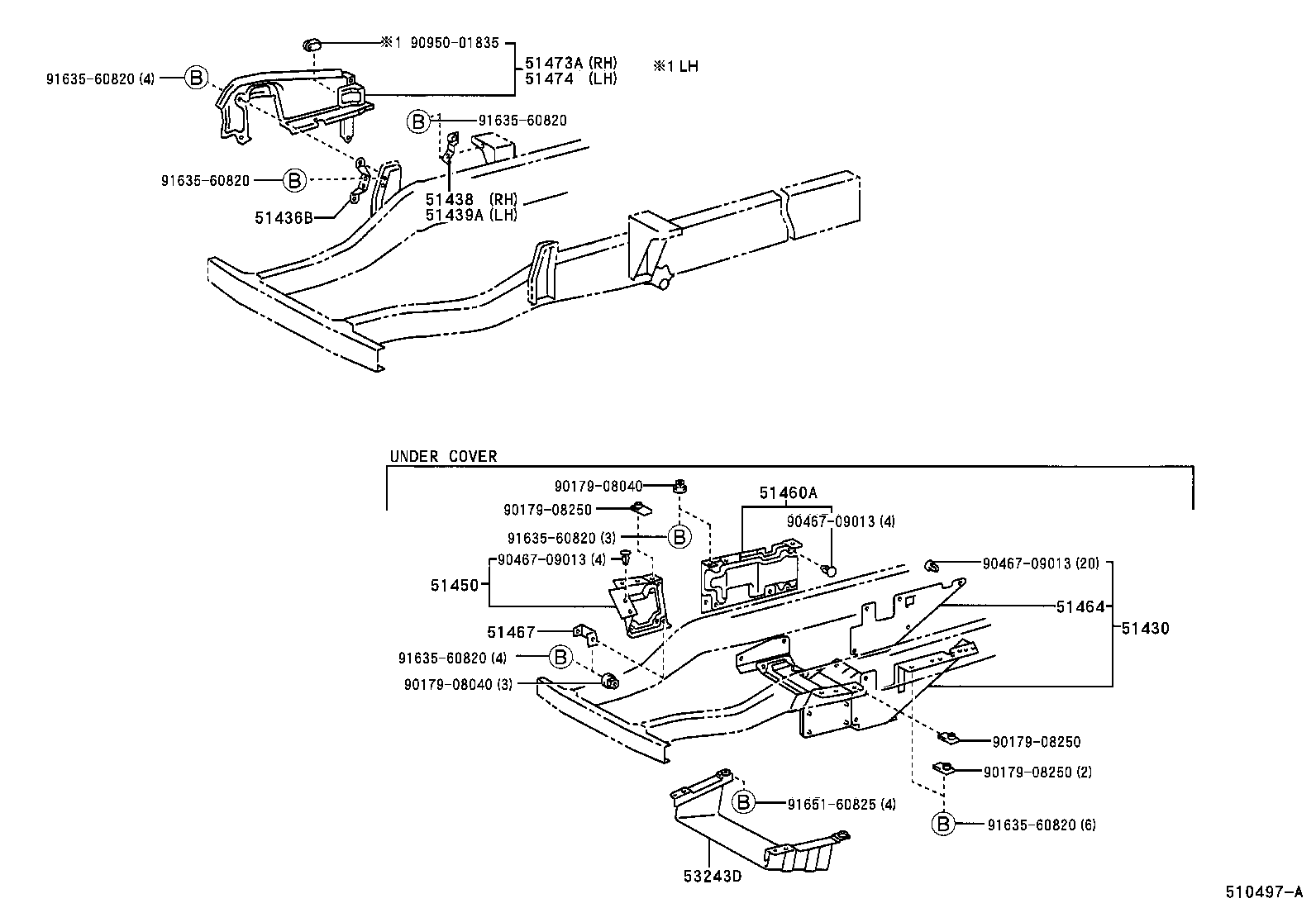 51405-37010 COVER, ENGINE UNDER, NO.2 product image