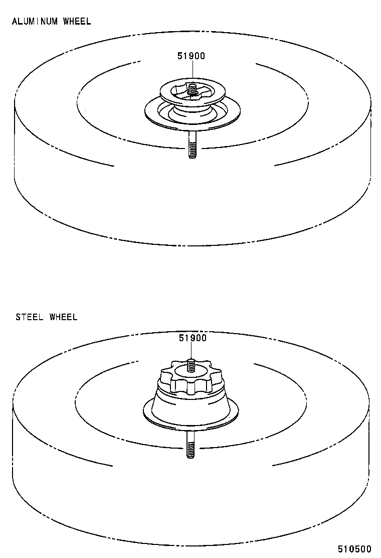 51900-41010 CARRIER ASSY, SPARE WHEEL product image
