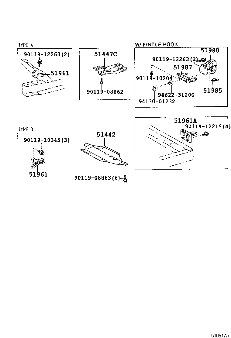 51442-60100 COVER, ENGINE UNDER, NO.2 product image