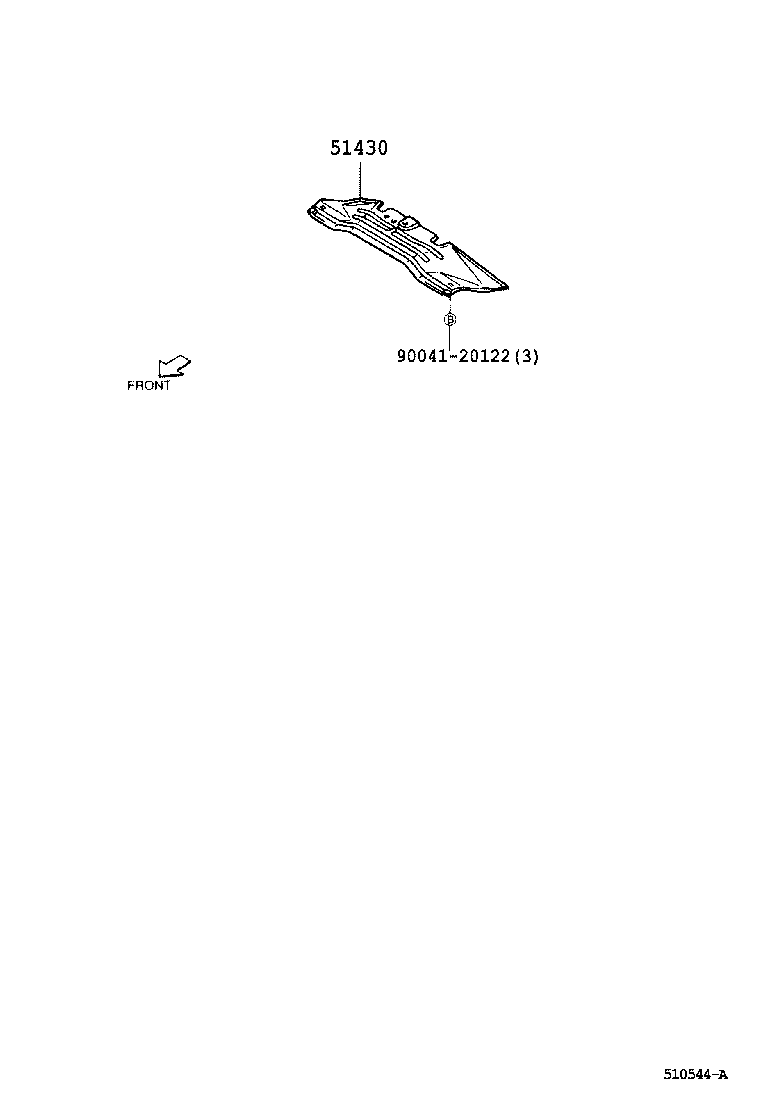 51210-87401 CROSSMEMBER SUB-ASSY, FRONT SUSPENSION product image
