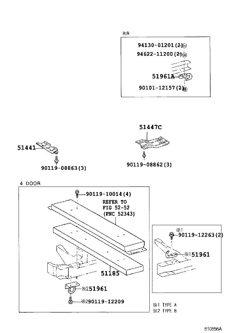 51442-60100 COVER, ENGINE UNDER, NO.2 product image