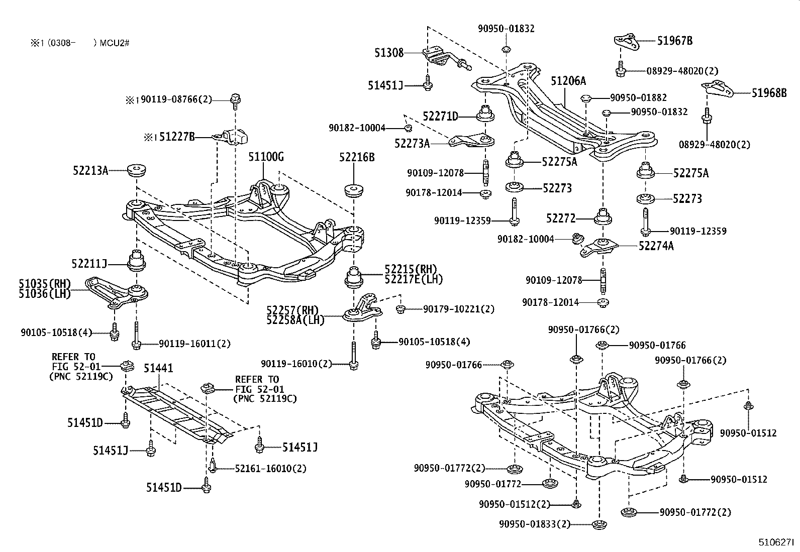 Toyota 51441-48020 COVER, ENGINE UNDER, NO.1
