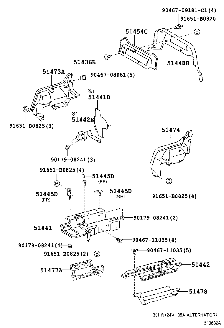 51420-37010 COVER, ENGINE UNDER, NO.2 product image