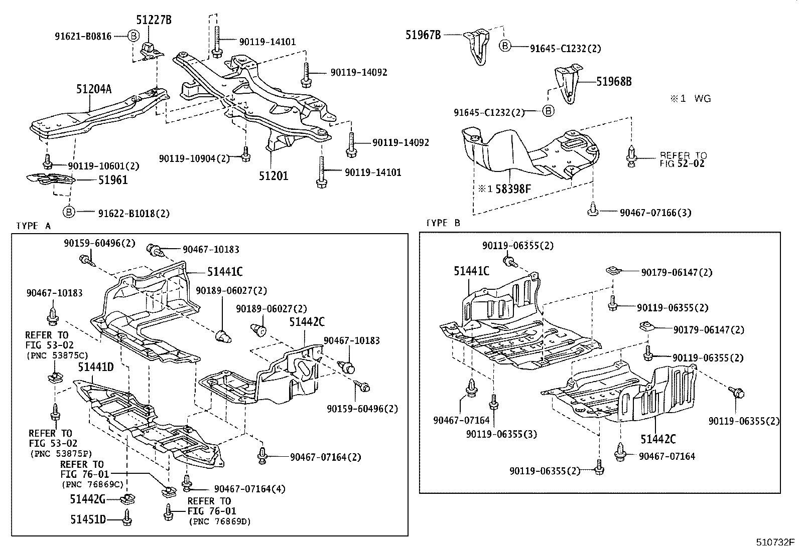 58398-02020 COVER, FLOOR UNDER, NO.1 product image
