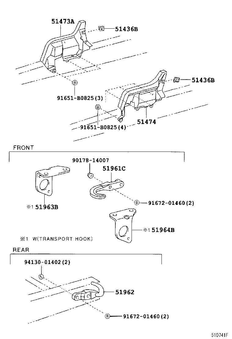 51440-37061 COVER, ENGINE UNDER, NO.1 product image