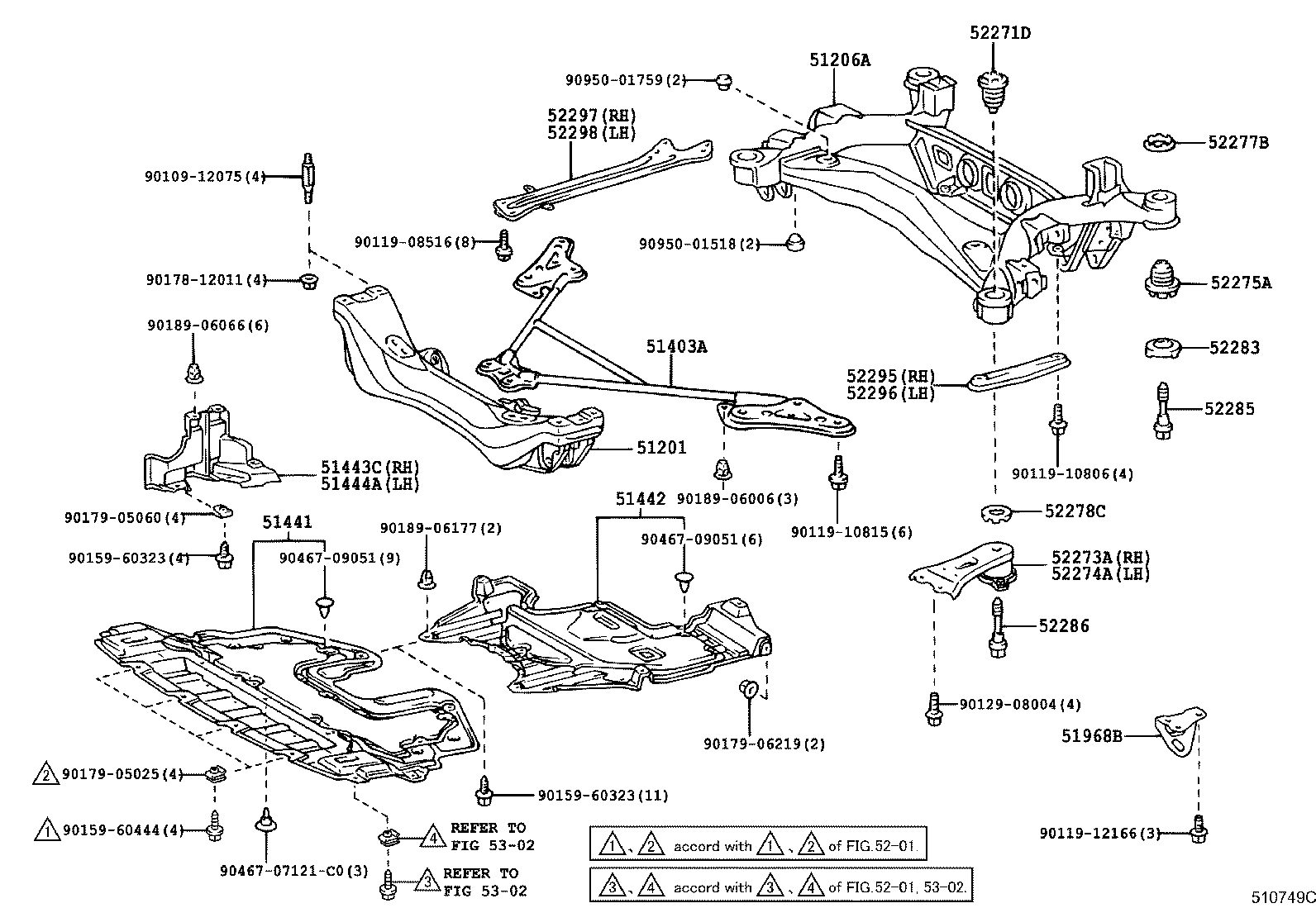 51410-53011 COVER, ENGINE UNDER, NO.1 product image