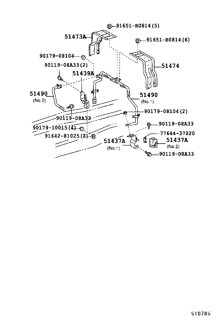 51440-37210 COVER, ENGINE UNDER, NO.2 product image