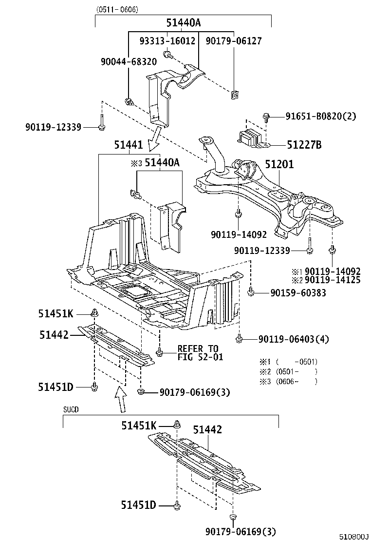51442-52060 COVER, ENGINE UNDER, NO.2 product image