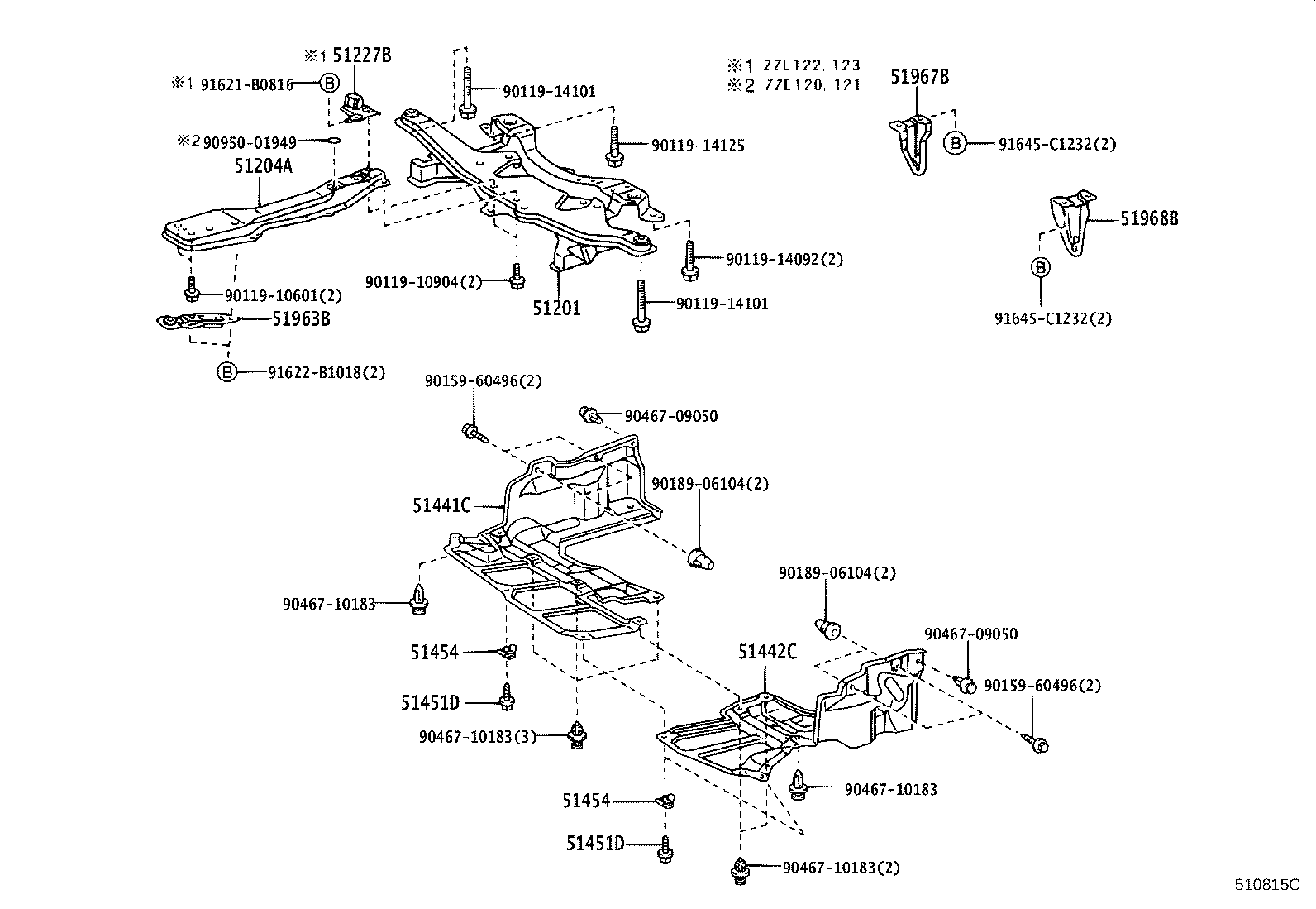 51960-02050 HOOK, TRANSPORT, FRONT RH product image