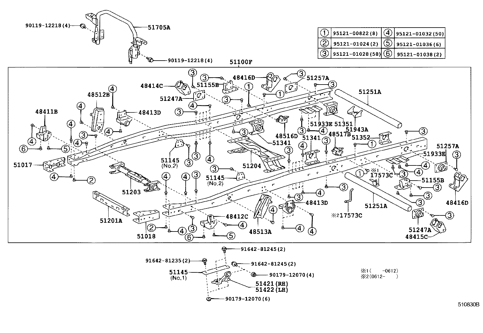 51401-0W010 BRACKET SUB-ASSY, ENGINE FRONT MOUNTING, RH product image