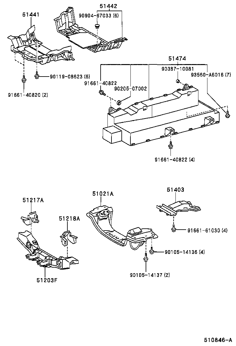 51406-26030 COVER, ENGINE UNDER, NO.2 product image