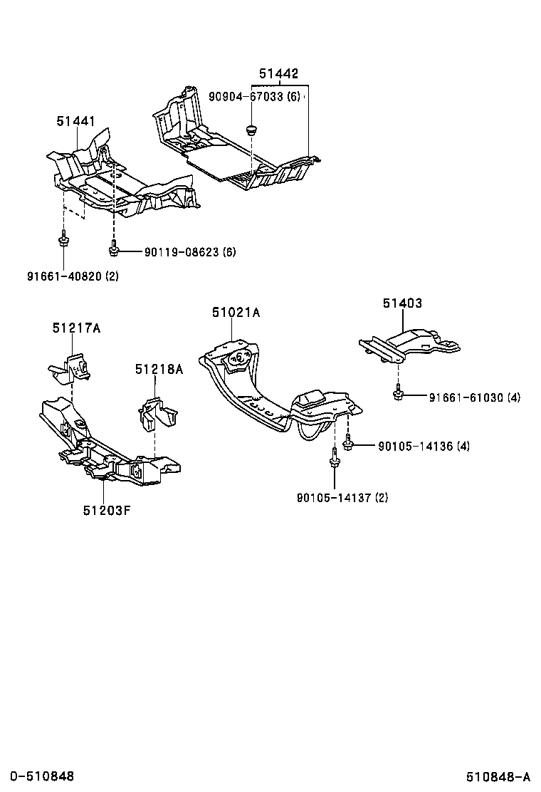 51406-26030 COVER, ENGINE UNDER, NO.2 product image