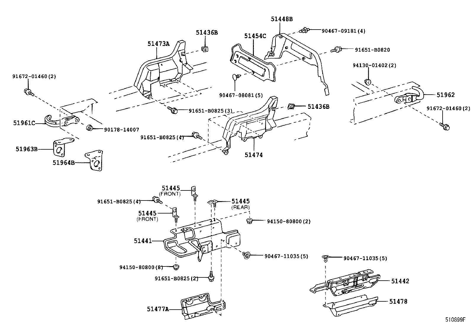 51440-37061 COVER, ENGINE UNDER, NO.1 product image